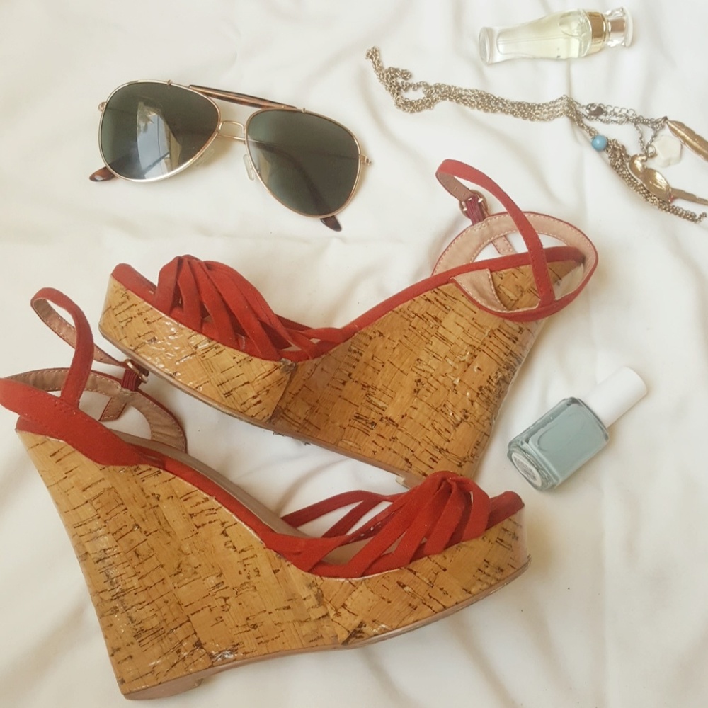 strappy wedge platform sandals